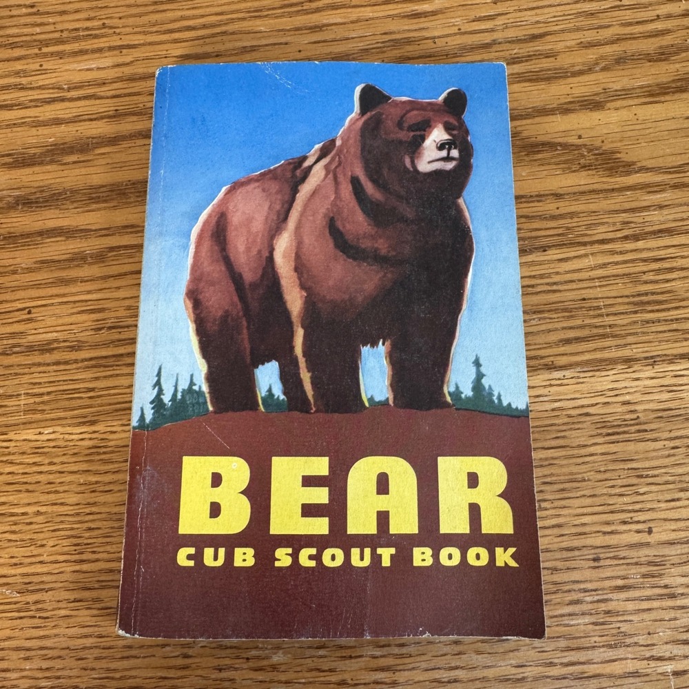 Vintage 1961 Bear Cub Scout Book‎ Boy Scouts of America BSA Handbook